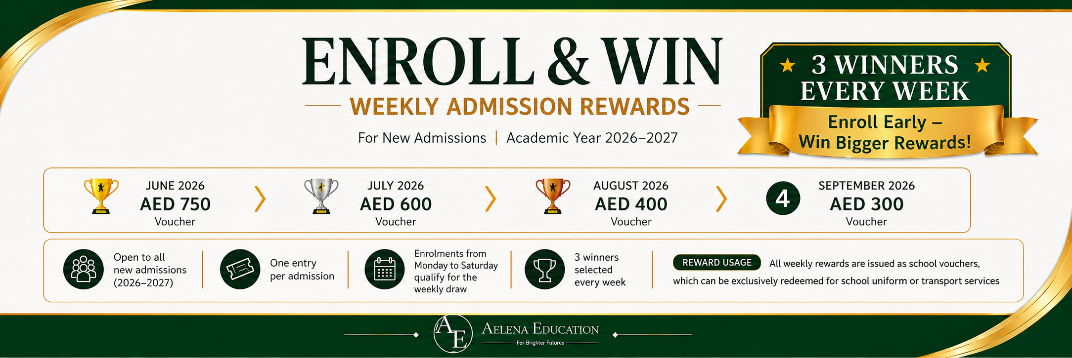 Enroll & Win Rewards